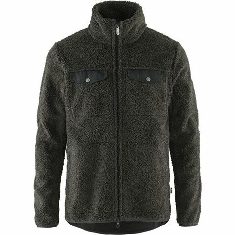 Fjallraven Men Greenland Fleece Dark Grey PH341273 Philippines